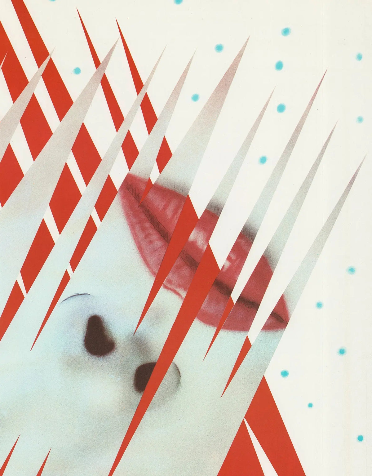 James Rosenquist 1984 Olympic Winter Games Sarajevo lithograph poster showing vibrant winter sports imagery.