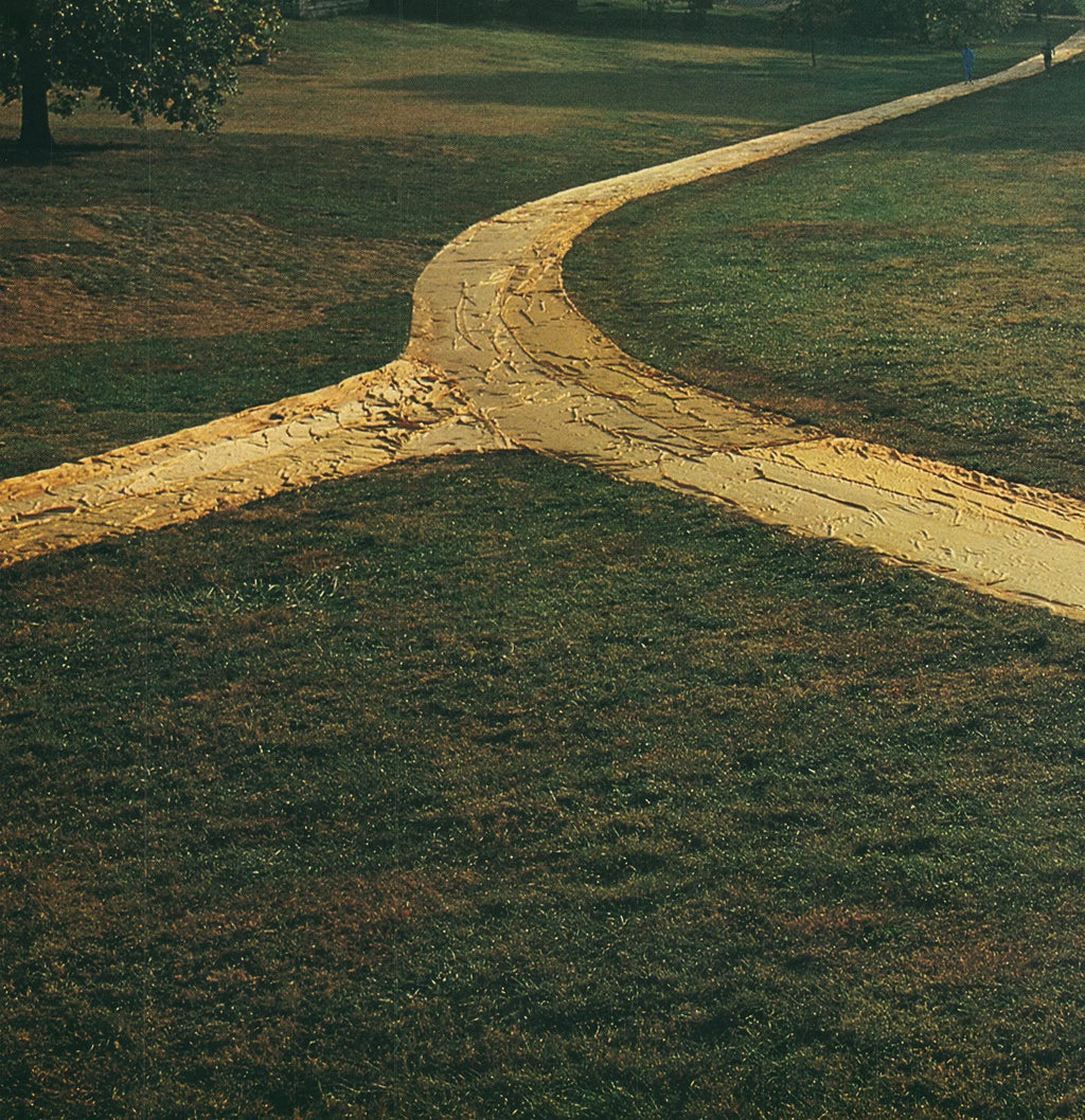 Christo signed lithograph poster of Wrapped Walkways 1979, original exhibition artwork by Javacheff Christo.