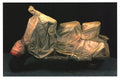 Christo Wrapped Vespa 2004 offset lithograph fine art poster by Javacheff Christo, featuring a sculptural Vespa covered in fabric.