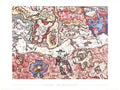 Jean Dubuffet La Calipette 1989 Art Brut offset lithograph poster featuring bold, abstract artwork by the renowned artist.