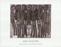 Jean Dubuffet New Orleans Jazz Band 1990 offset lithograph poster art featuring vibrant jazz band imagery