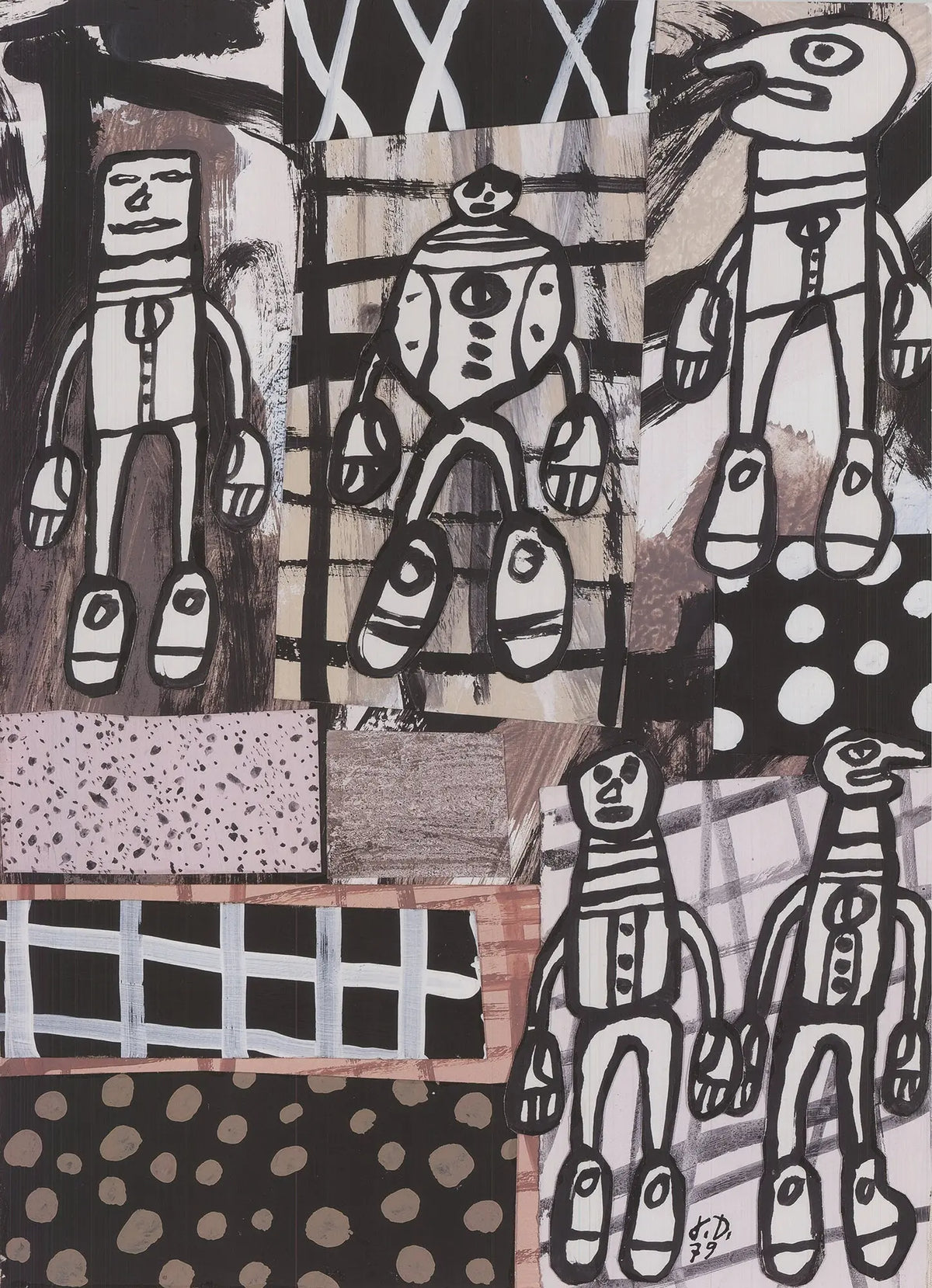 Limited edition Jean Dubuffet Sequence XXX 2012 offset lithograph poster featuring abstract artwork and vibrant colors.