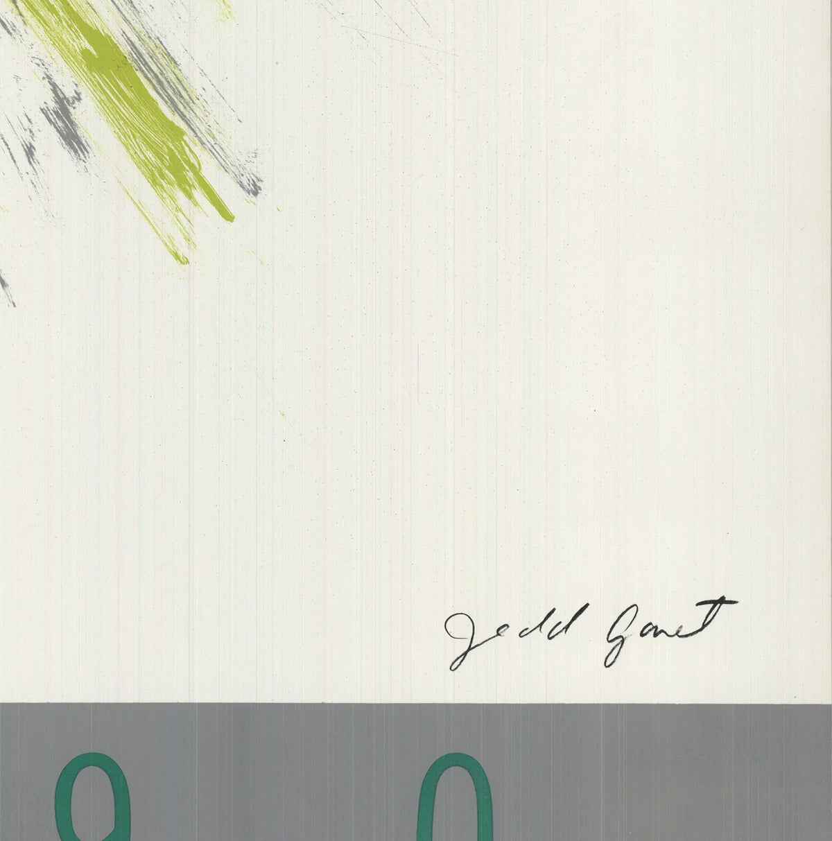 Original Jedd Garet American Dance Festival 1990 exhibition art poster featuring abstract dance-themed artwork by the artist.