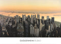 Jesus Mari Lazkano The Curve of Destiny Manhattan Skyline art poster showcasing a vibrant cityscape with abstract artistic elements.