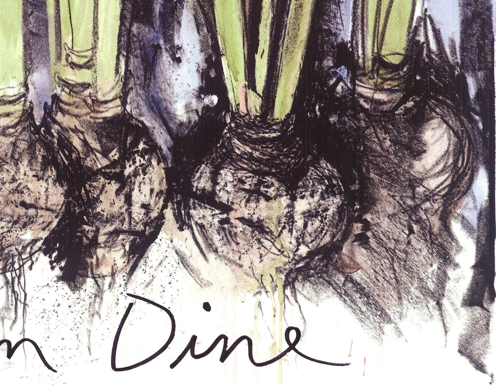 Jim Dine Anemones 2004 floral offset lithograph art print, featuring vibrant flower illustrations from the exhibition.