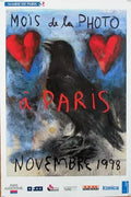 Original 1998 Jim Dine Mois de la Photo Paris serigraph, featuring abstract art and vibrant colors by the renowned artist Jim Dine.