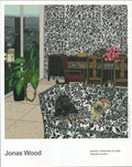 Jonas Wood Robot and Bear 2024 Gagosian exhibition offset lithograph poster, colorful artwork featuring robot and bear characters.