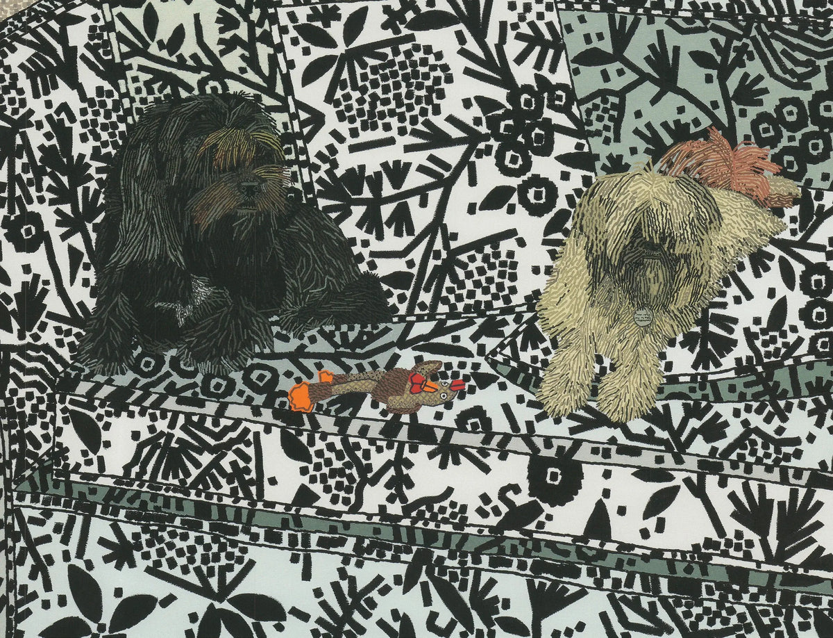 Jonas Wood Robot and Bear 2024 Gagosian exhibition offset lithograph poster, colorful art print featuring robot and bear figures