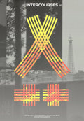 Jesper Just Intercourses Yellow 2013 exhibition offset lithograph art poster featuring abstract yellow and black design