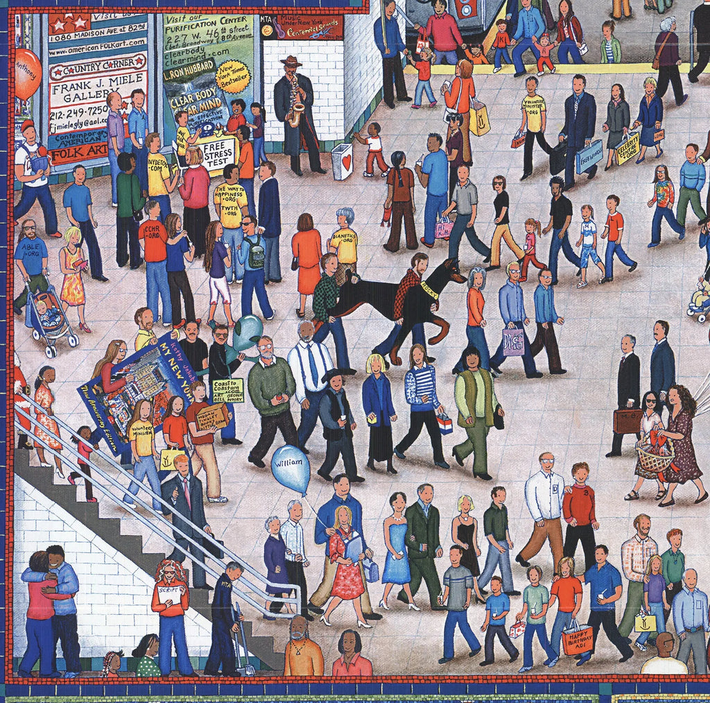 Kathy Jakobsen Subway Centennial 2004 MTA New York City poster featuring vintage subway train artwork.