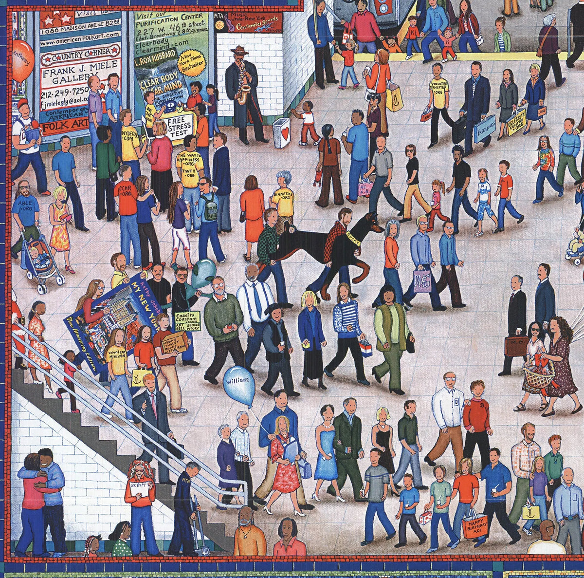 Kathy Jakobsen Subway Centennial 2004 MTA New York City poster featuring vintage subway train artwork.