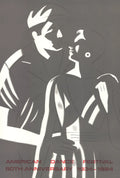 Original Alex Katz Sunset American Dance Festival 1984 lithograph poster showing vibrant colors and abstract figures