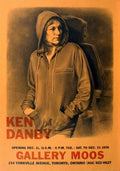Vintage Ken Danby Gallery Moos 1976 offset lithograph exhibition poster featuring artwork by the Canadian artist.