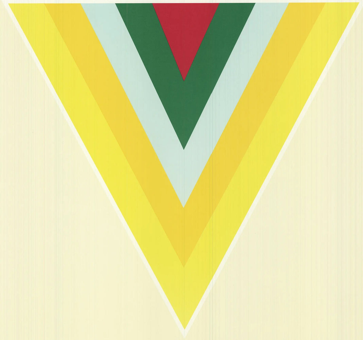 Kenneth Noland Echo 1978 vintage offset lithograph exhibition art poster featuring abstract geometric designs and bold colors.