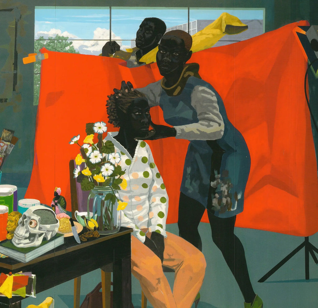 Kerry James Marshall Mastry 2016 Metropolitan Museum Art Exhibition poster featuring artwork by Kerry James Marshall.