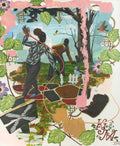Kerry James Marshall Vignette #15 archival inkjet print showing abstract shapes and vibrant colors on textured paper.