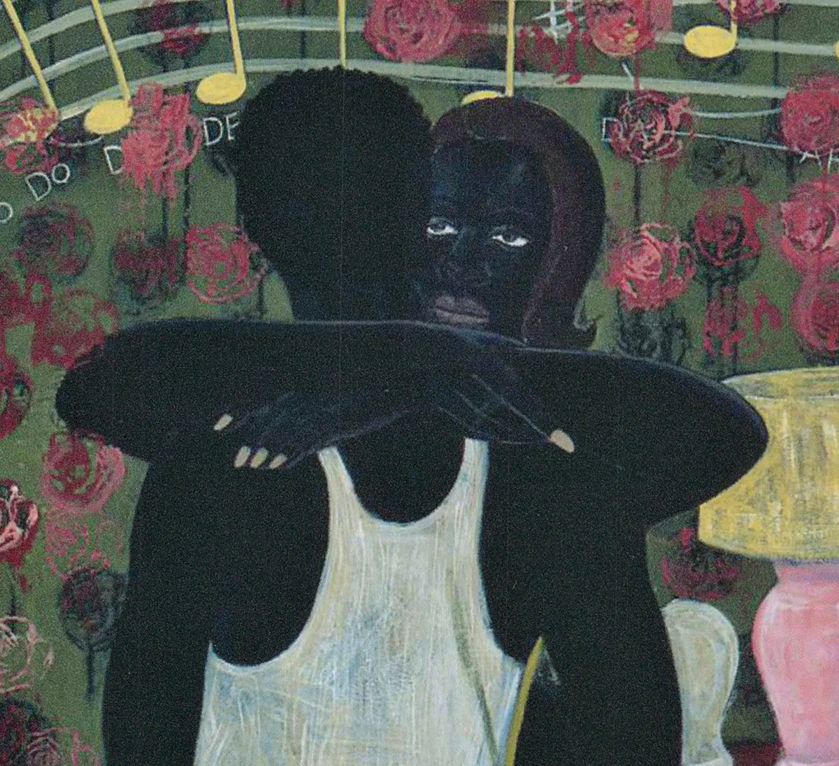Original Kerry James Marshall Slow Dance 2025 Royal Academy exhibition art poster showing vibrant abstract figures and bold colors.