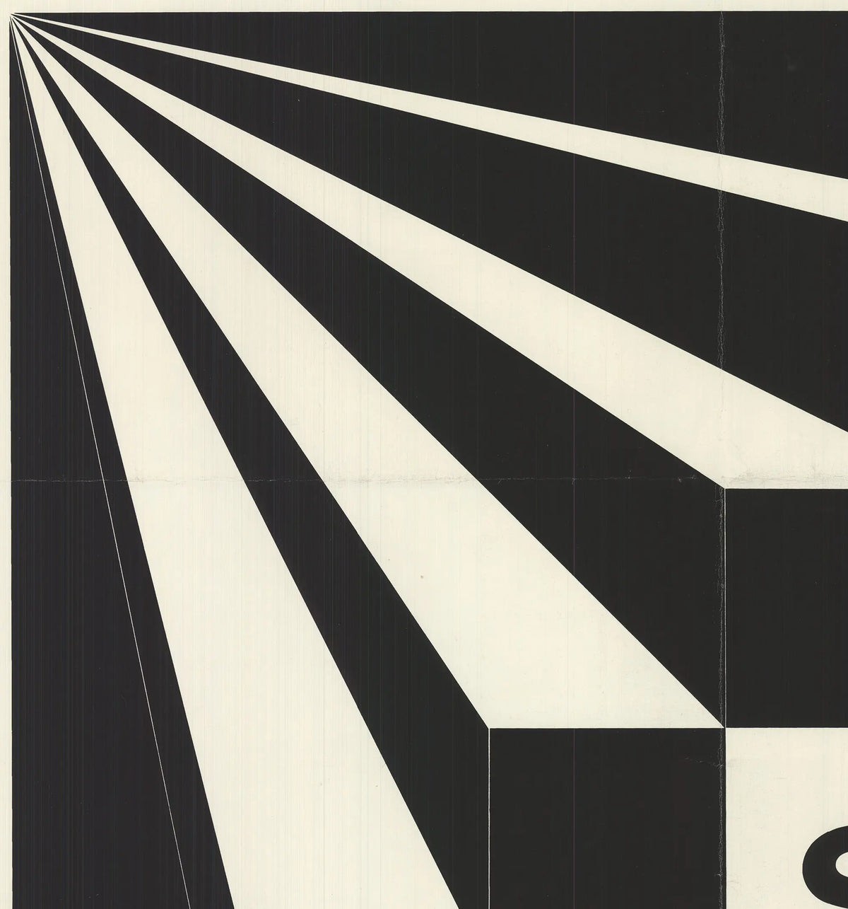 Original Imre Kocsis Graphik 1971 lithograph poster showcasing abstract art from an art exhibition, with bold lines and vibrant colors.