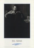 Leigh Wiener Paul Newman 1992 photography offset lithograph art poster featuring a classic portrait of actor Paul Newman.