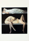 Leonor Fini Avant de S'Endormir 1983 original offset lithograph poster, featuring surreal artwork by the artist.