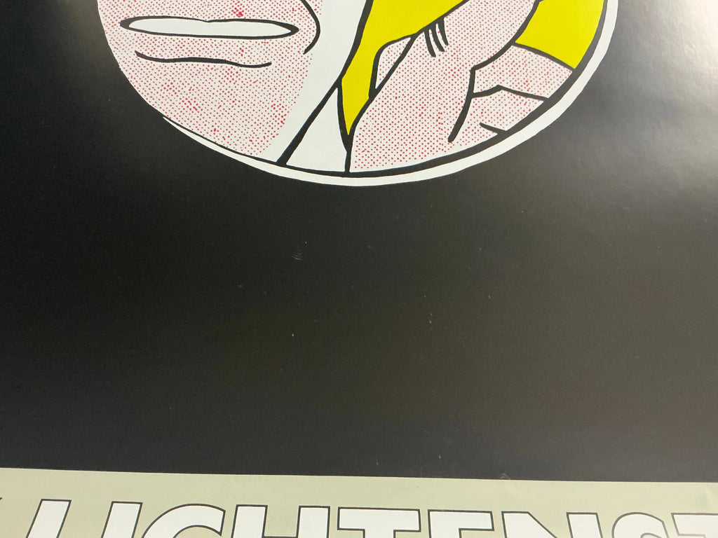 Roy Lichtenstein I Can See The Whole Room 1989 serigraph, colorful pop art print with bold comic-style graphics