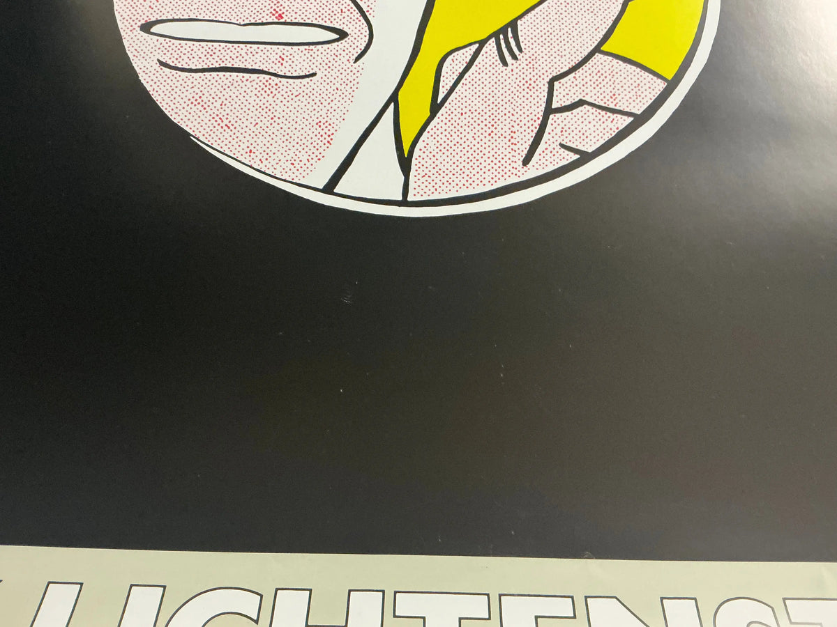 Roy Lichtenstein I Can See The Whole Room 1989 serigraph, colorful pop art print with bold comic-style graphics