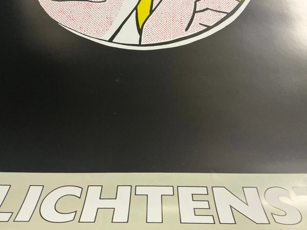 Roy Lichtenstein I Can See The Whole Room 1989 serigraph artwork, featuring bold comic-style imagery and vibrant colors.