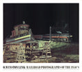 O. Winston Link train art print featuring a steam locomotive crossing a bridge in Norfolk, showcasing vintage railway photography.