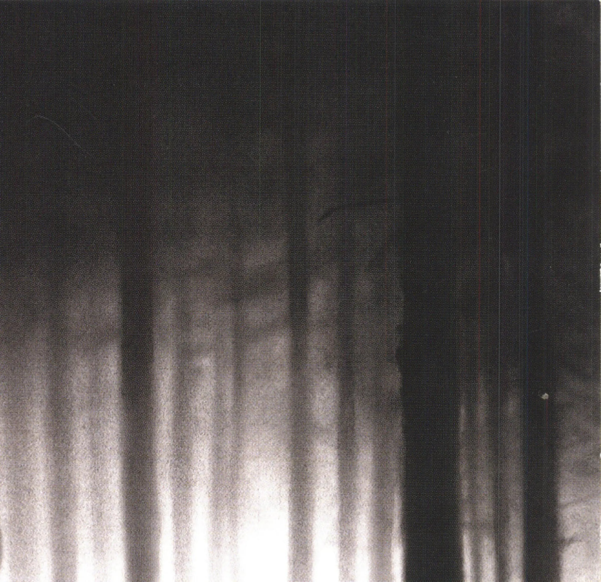 Framed offset lithograph print by Robert Longo titled "Surrendering the Absolutes" from 2009, featuring abstract artwork.