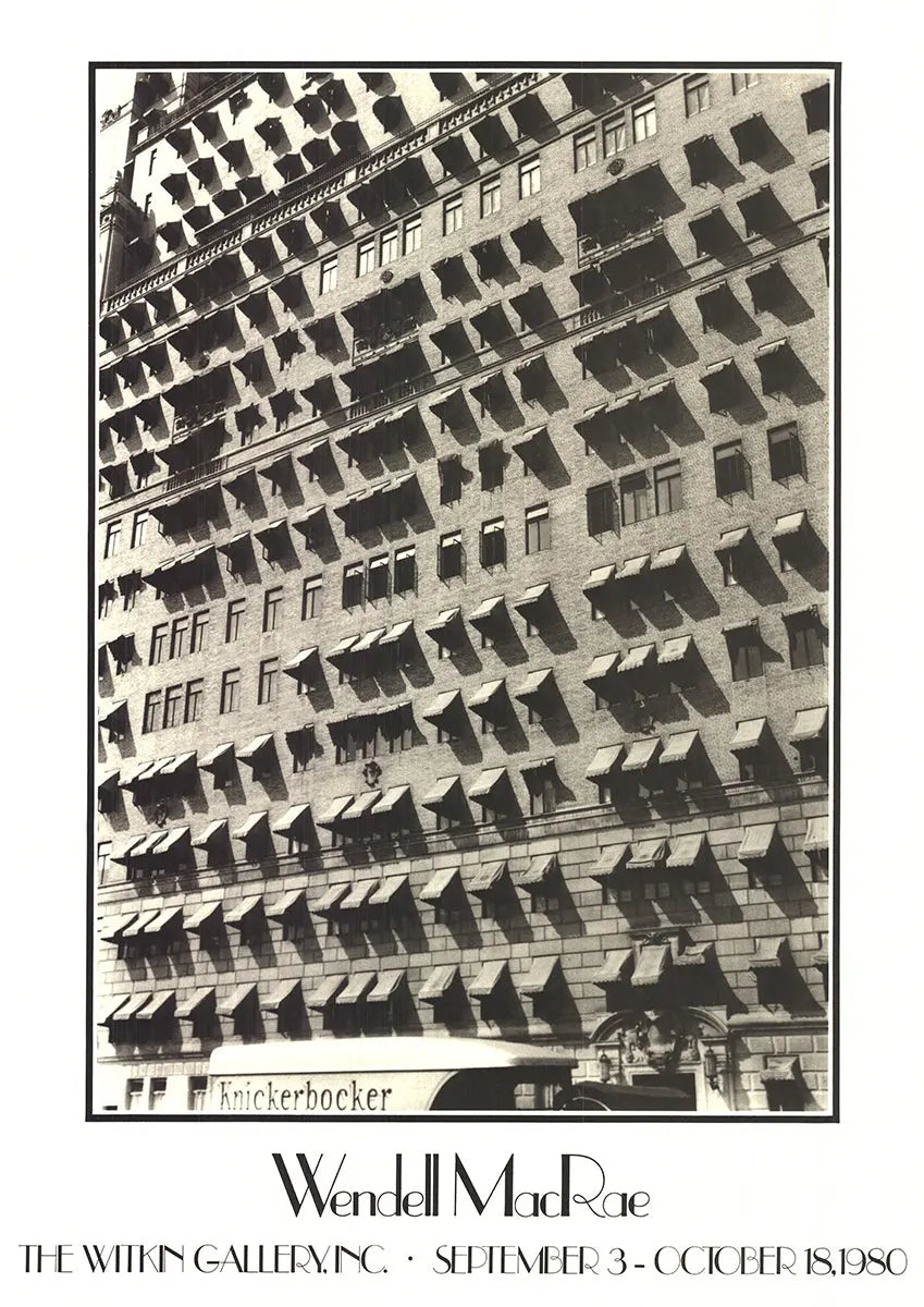 Wendell Macrae Summer in New York 1980 offset lithograph poster featuring vibrant cityscape artwork.