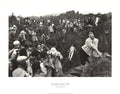 Monochrome offset lithograph art print by Marc Riboud of Kuruizawa, Japan, from 1994, featuring a detailed landscape scene.
