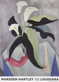 Marsden Hartley Still Life No. 9 modernist offset lithograph art print showcasing abstract shapes and vibrant colors.