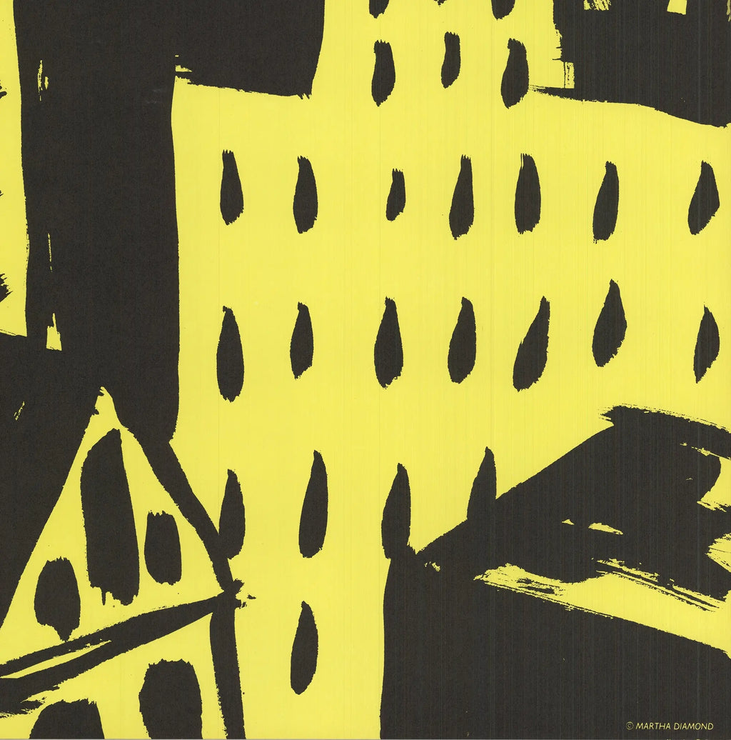 Martha Diamond 1981 American Dance Festival original lithograph exhibition poster featuring abstract dance-inspired artwork.