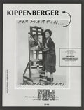 Martin Kippenberger lithograph poster for the 1994 Metro Pictures exhibition, featuring abstract artwork and bold graphic design.
