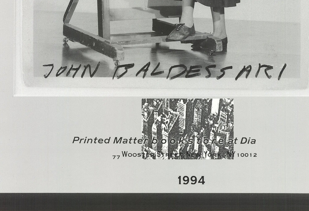 Martin Kippenberger lithograph poster from 1994 Metro Pictures exhibition, featuring his distinctive artwork style.