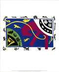 Henri Matisse lithograph poster featuring The Horse, The Equestrienne, and The Clown, vibrant art print on paper.