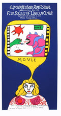 Niki de Saint Phalle 11th New York Film Festival serigraph artwork featuring vibrant abstract colors and dynamic design.