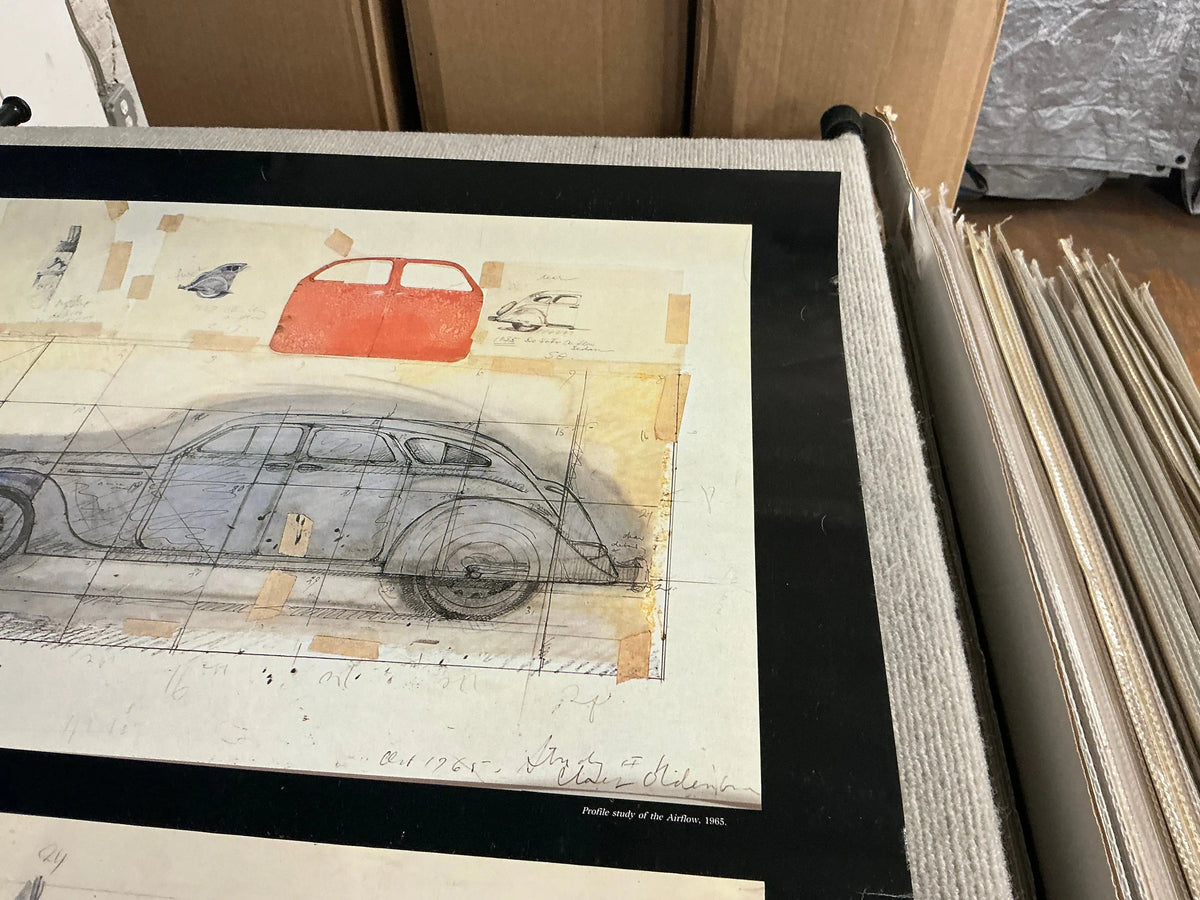 Offset lithograph poster of Claes Oldenburg drawings from 1959-1989 exhibition, showcasing colorful artwork by Oldenburg.