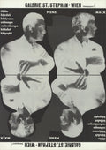 Otto Piene Zero 1961 exhibition offset lithograph art poster showcasing abstract designs and modern art style.
