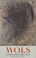 Original Otto Wols Galerie Alexandre Iolas 1965 Mourlot lithograph poster showcasing abstract art by Otto Wols.