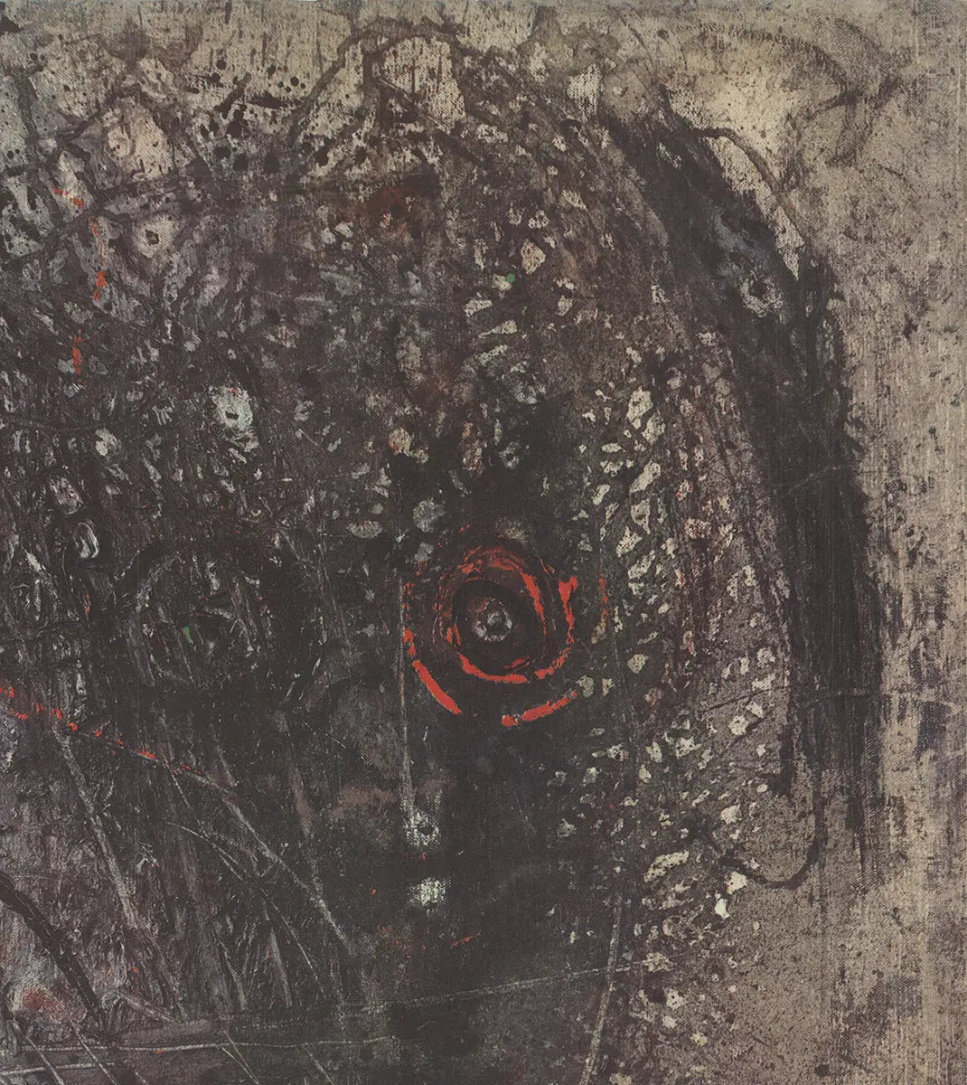 Original Otto Wols Galerie Alexandre Iolas 1965 Mourlot lithograph poster showcasing abstract art by Otto Wols.