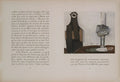 Original 1938 Pablo Picasso lithograph print titled Bouteille et Vitre, featuring abstract bottle and glass artwork.