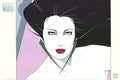 Patrick Nagel Commemorative #15 limited edition 1986 serigraph poster featuring bold graphic artwork and vibrant colors.
