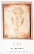 Paul Klee Angelus Novus 2005 offset lithograph exhibition art poster, featuring Klee's abstract angelic artwork.