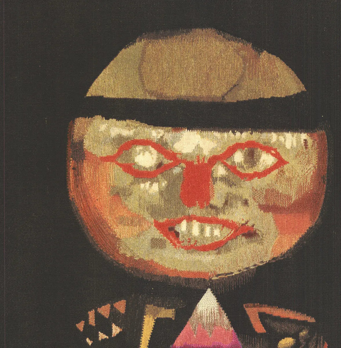 Paul Klee Schauspieler 1979 Mourlot lithograph art poster featuring abstract figures and vibrant colors by the renowned artist.