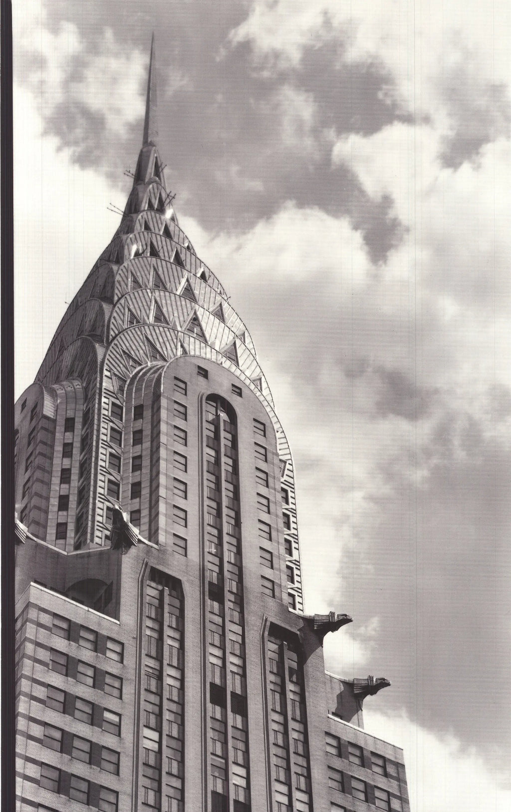 Paula Barr Chrysler Building 1998 New York Cityscape art poster featuring the skyscraper and city skyline.
