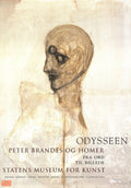 Peter Brandes OG Homer 2003 original exhibition offset lithograph poster showing artistic depiction from the exhibition.