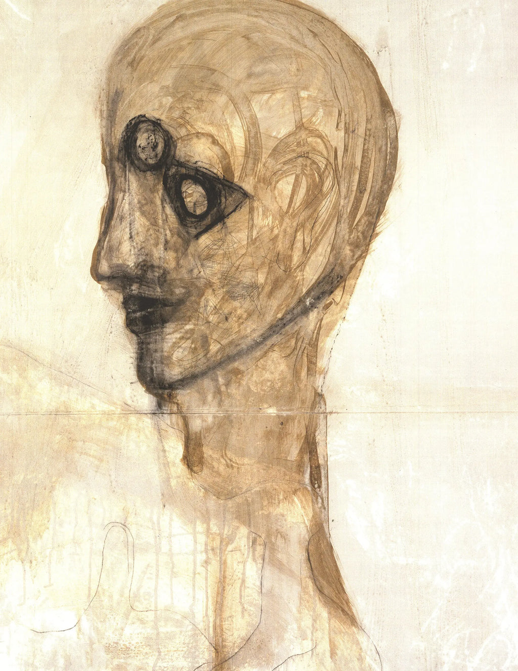Peter Brandes OG Homer 2003 original exhibition offset lithograph poster depicting artwork by the artist.