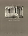 Vintage Phillip Trager photograph of architecture from 1977, presented as an offset lithograph poster.