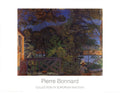 Offset lithograph art poster by Pierre Bonnard titled La Terrasse from 1989, featuring a vibrant outdoor scene.